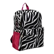 Wholesale - PINK/WHITE/BLK ZEBRA PRINT BACKPACK C/P 12